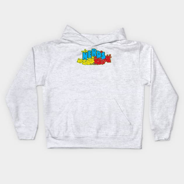 Nerds Candy Kids Hoodie by Chewbaccadoll